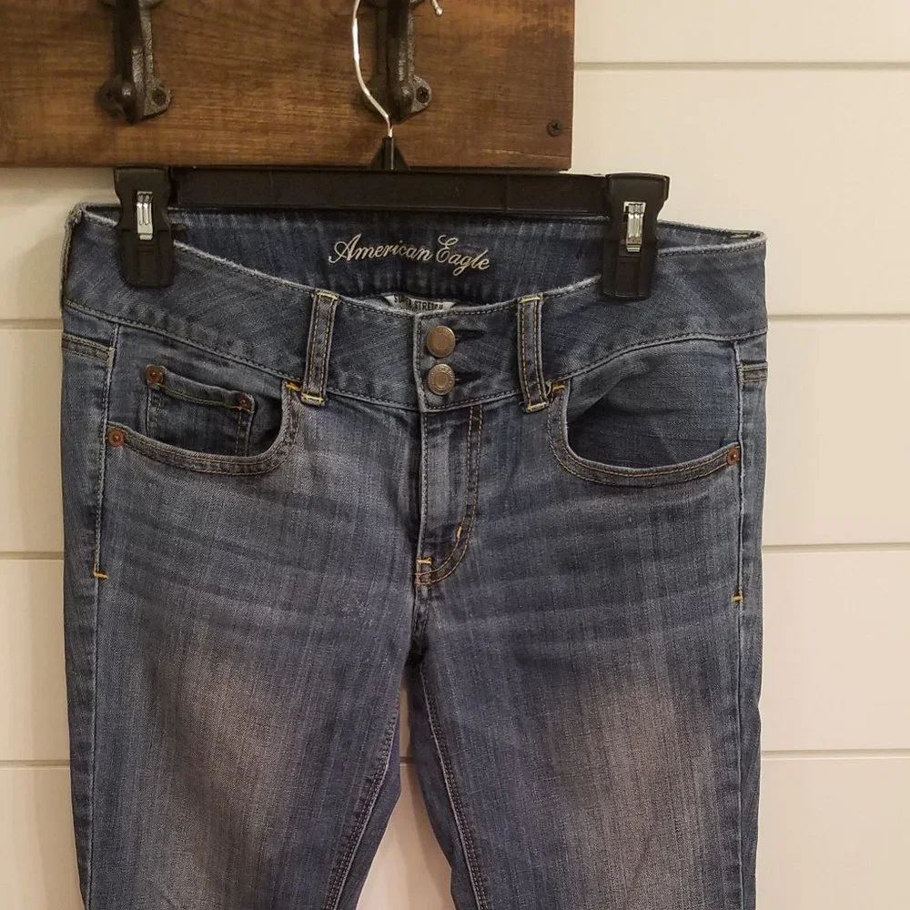 AE American Eagle Artist Super Stretch Jeans Size 6 Short 6S - Picture 4 of 7